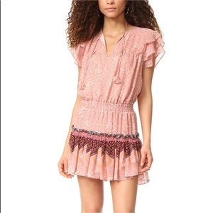 Misa Los Angeles Suri printed mini dress. Size M